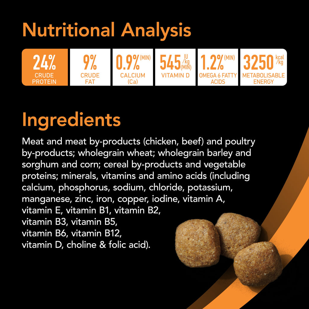 Supercoat Adult Large Breed Dry Dog Food with Real Chicken, 18kg Bag