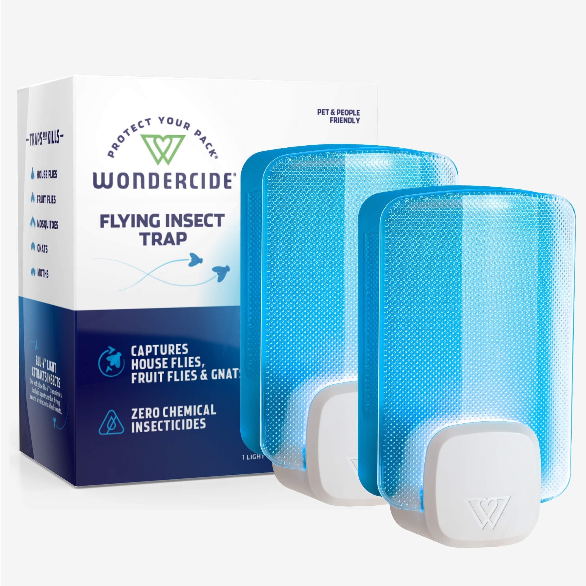 Wondercide Indoor UV Light Flying Insect Trap for Mosquitoes, Flies, Gnats