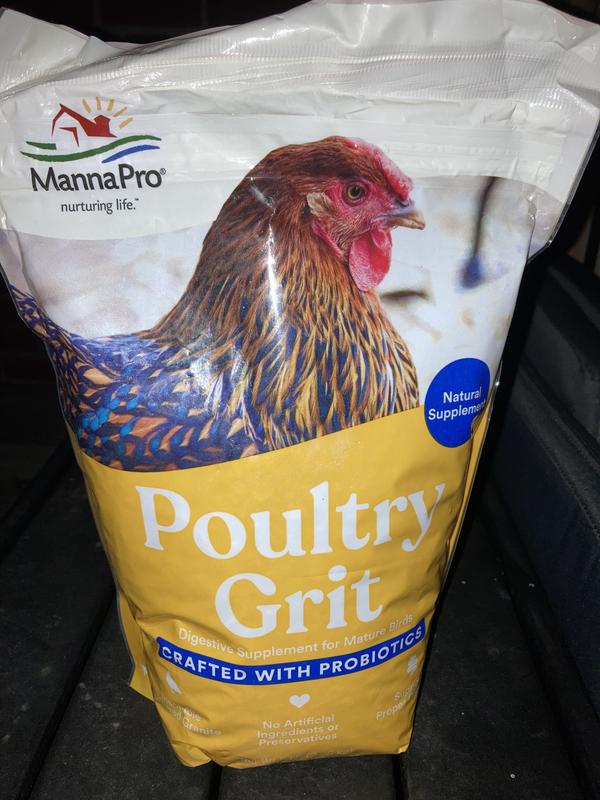 Manna Pro Digestive Health Poultry Grit with Probiotics for Chickens, 5-lb Bag