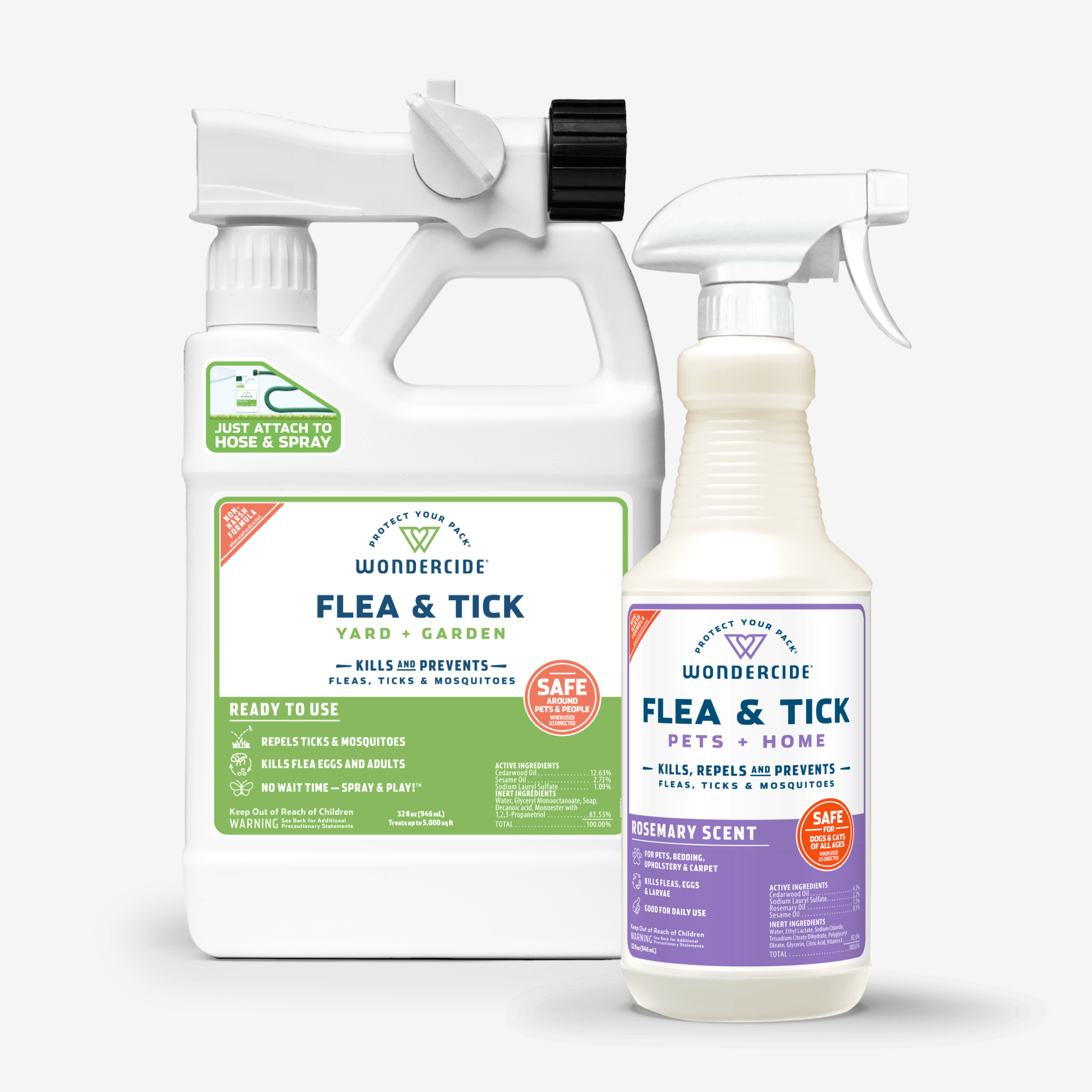 Wondercide Natural Flea Tick Kit: Yard, Home & Pet Protection