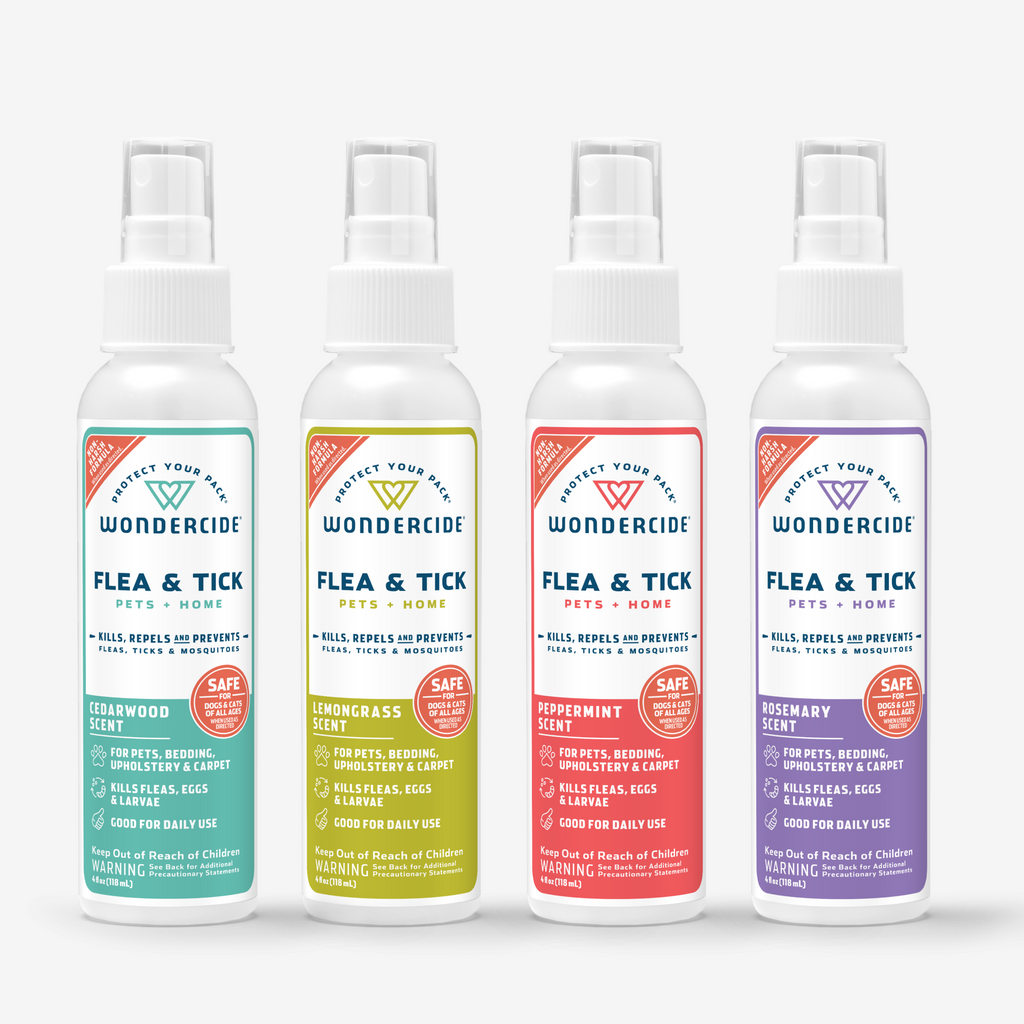 Wondercide Plant-Powered Flea Tick Spray Scent Sampler for Pets & Home
