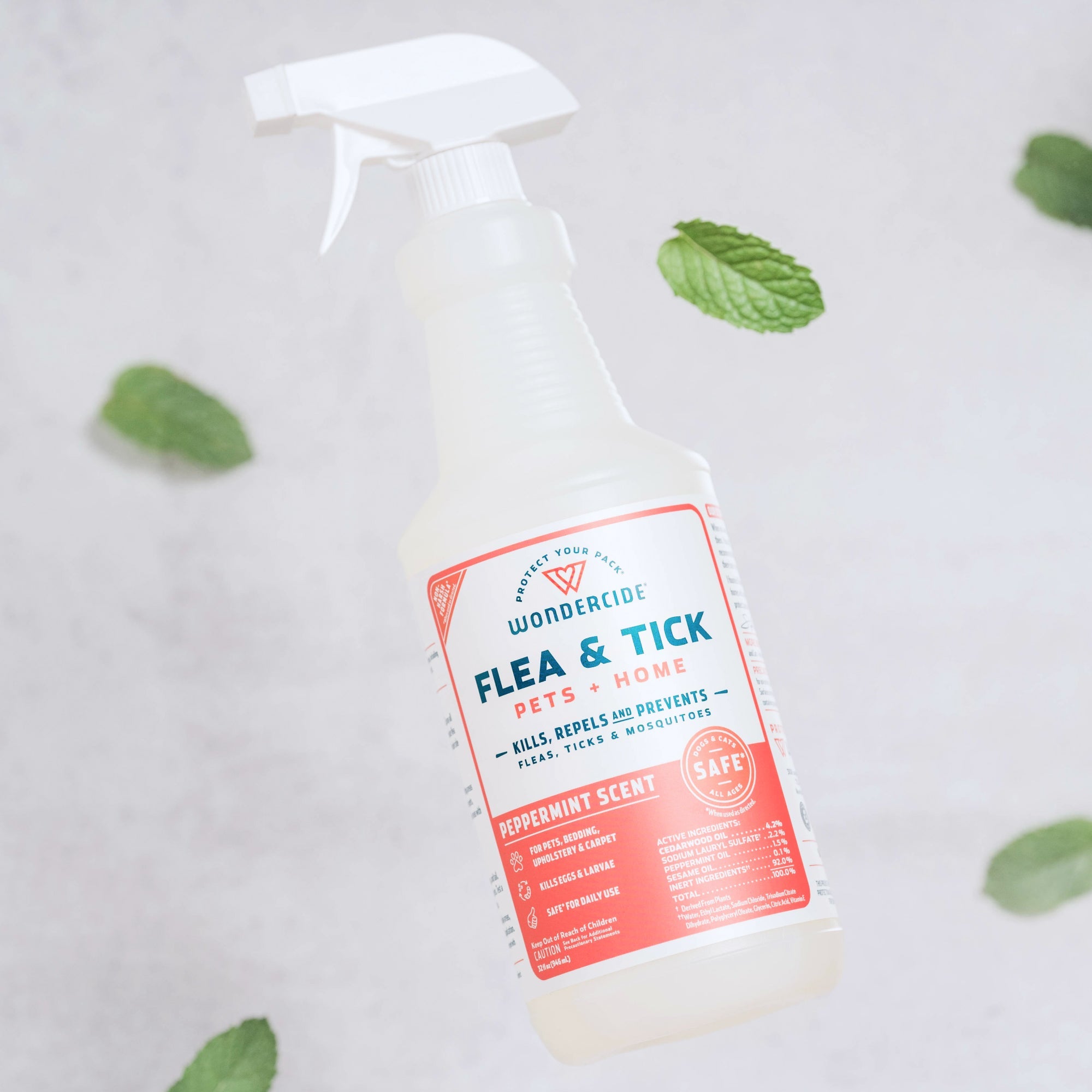 Wondercide Plant-Powered Flea & Tick Spray for Dogs, Cats & Home Protection