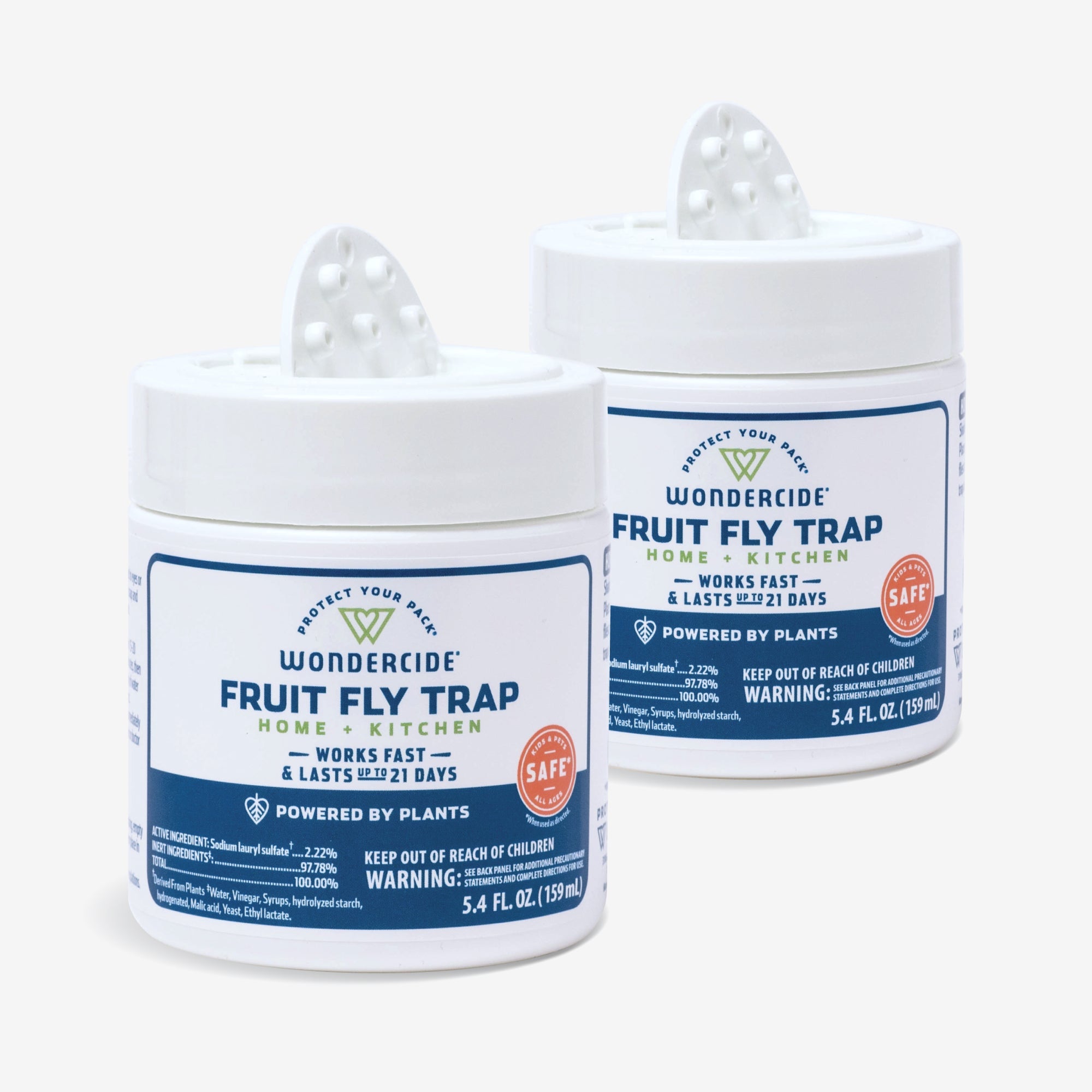 Wondercide Plant-Powered Fruit Fly Trap 2-Pack for Home & Kitchen