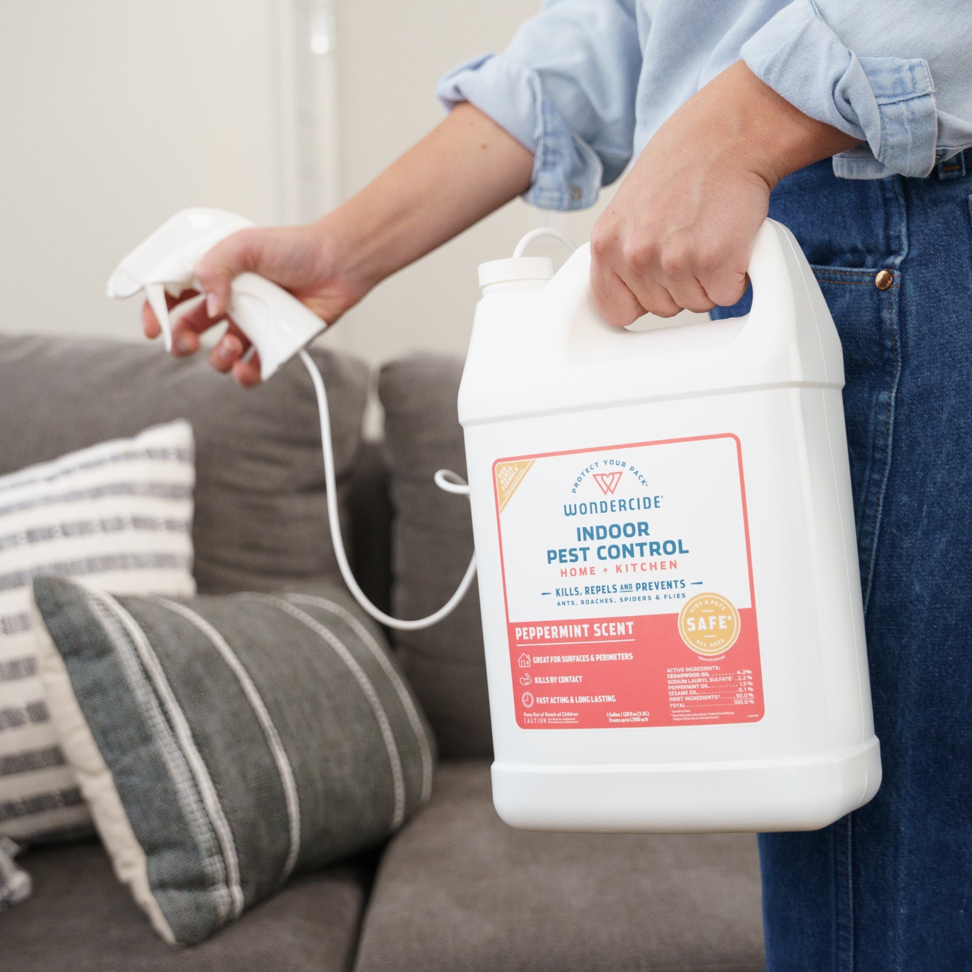 Wondercide Natural Plant-Powered Indoor Pest Control Spray for Home