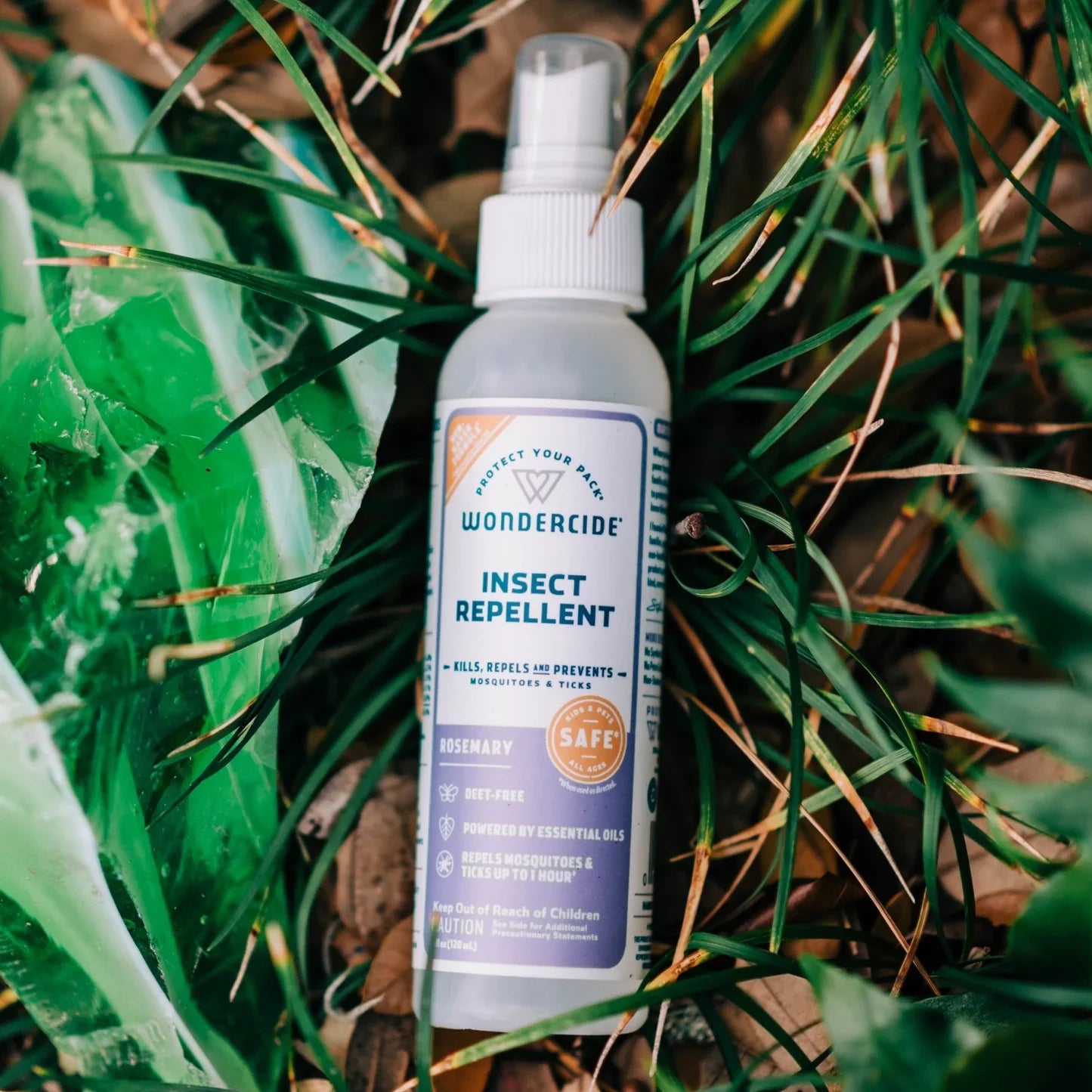 Wondercide Plant-Powered Rosemary Insect Repellent Spray: DEET-Free Tick & Mosquito Protection