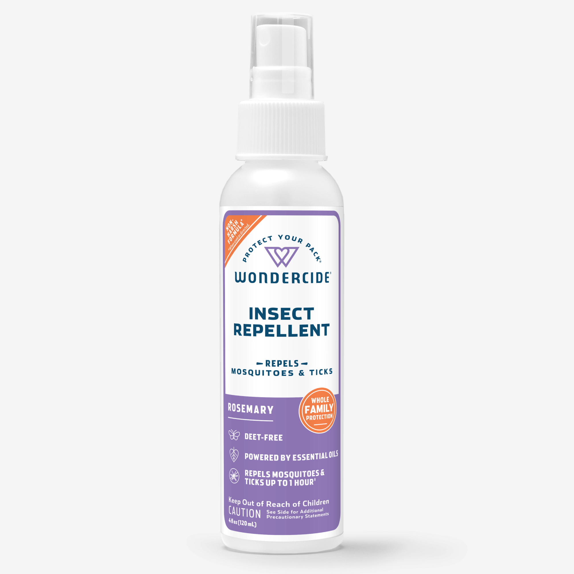 Wondercide Plant-Powered Rosemary Insect Repellent Spray: DEET-Free Tick & Mosquito Protection