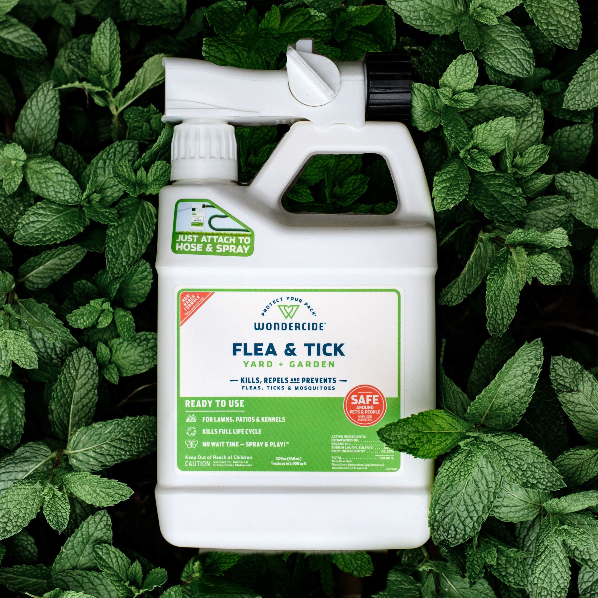 Wondercide Natural Outdoor Flea, Tick & Mosquito Yard Spray – Plant-Powered Solution