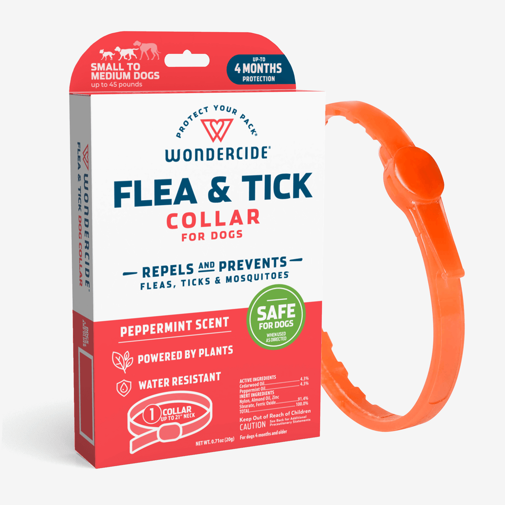 Wondercide Natural Peppermint Flea & Tick Dog Collar: 4-Month Plant-Powered Protection
