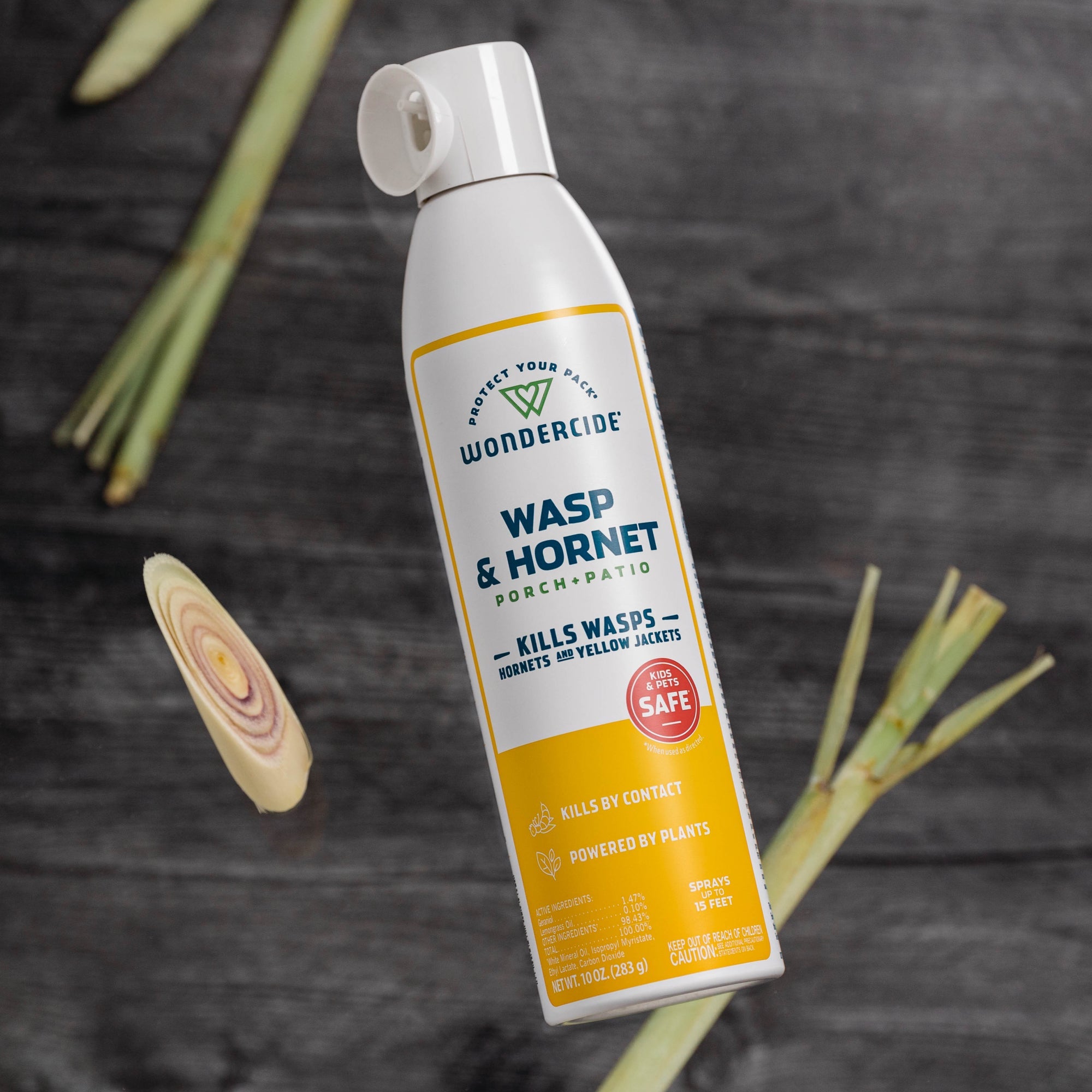 Wondercide Plant-Powered Wasp & Hornet Killer Spray for Outdoor Areas