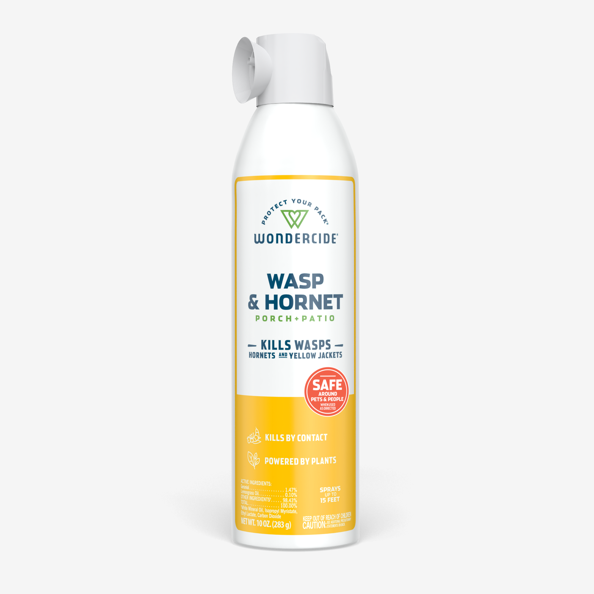 Wondercide Plant-Powered Wasp & Hornet Killer Spray for Outdoor Areas