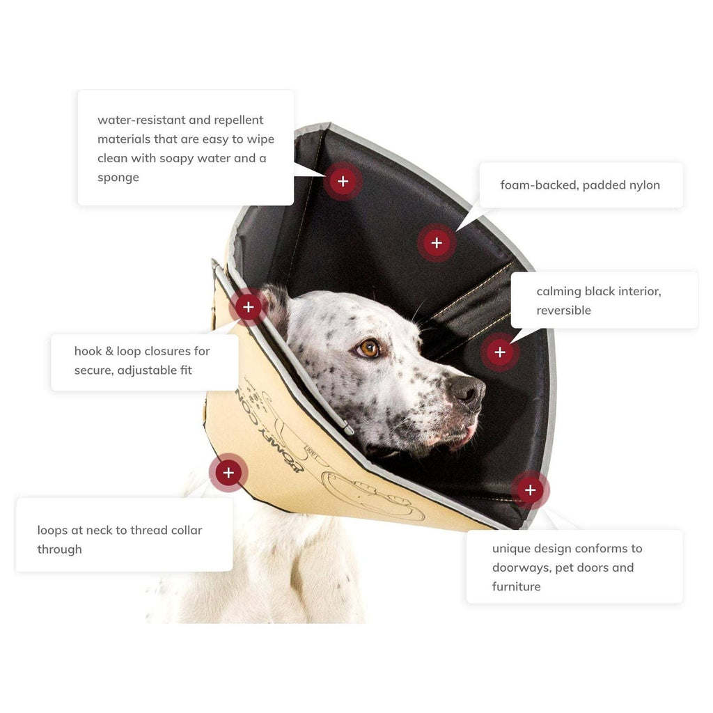 All Four Paws XL Soft Comfy Cone: Gentle Pet Recovery E-Collar for Healing