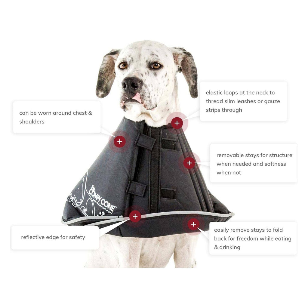 All Four Paws XL Soft Comfy Cone: Gentle Pet Recovery E-Collar for Healing