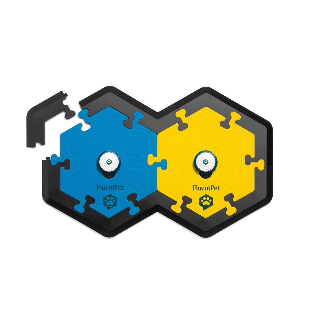 FluentPet HexTiles Durable Plastic Frame Pieces: Secure Alignment & Connector Protection