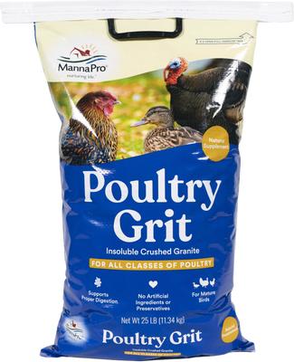 Manna Pro Poultry Grit Supplement, 25-lb Bag for Optimal Digestion
