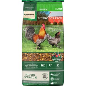 Nutrena Hi-Pro Chicken 12% Protein Scratch Grains & Pellets Poultry Feed