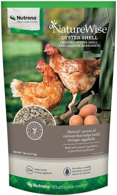 Nutrena NatureWise Oyster Shell Poultry Calcium for Strong Eggshells 7-lb Bag