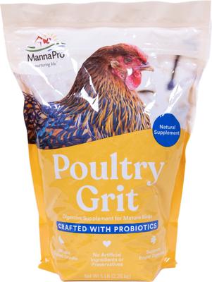 Manna Pro Digestive Health Poultry Grit with Probiotics for Chickens, 5-lb Bag